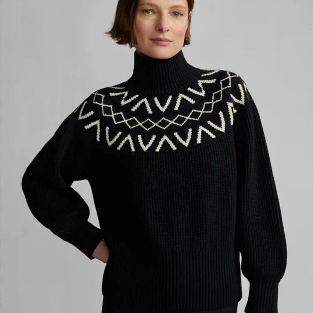 Varley Fairisle Yoke Knit Ski Alpine Sweater